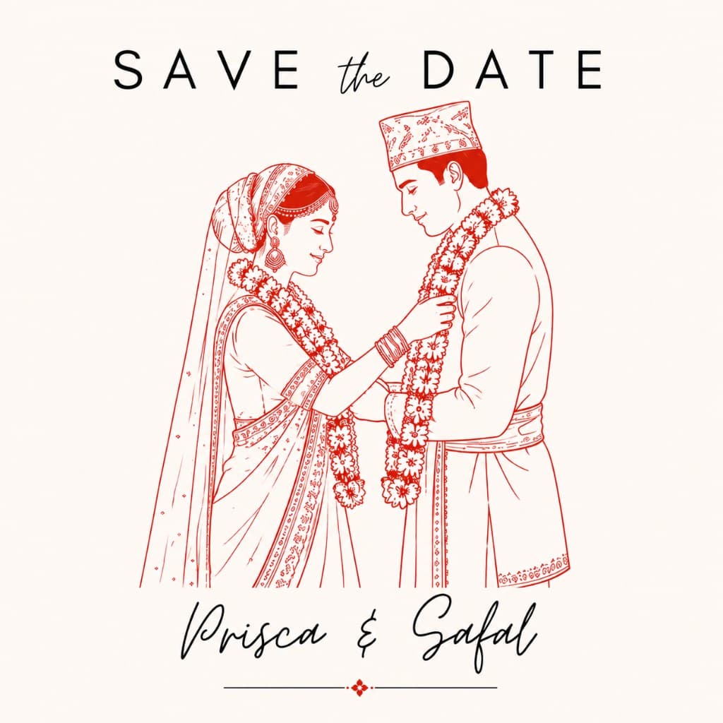 Save the Date — Prisca and Safal